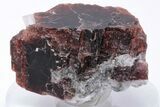 2.2" Rare, Red Villiaumite Crystal Section - Murmansk Oblast, Russia - #195326-1